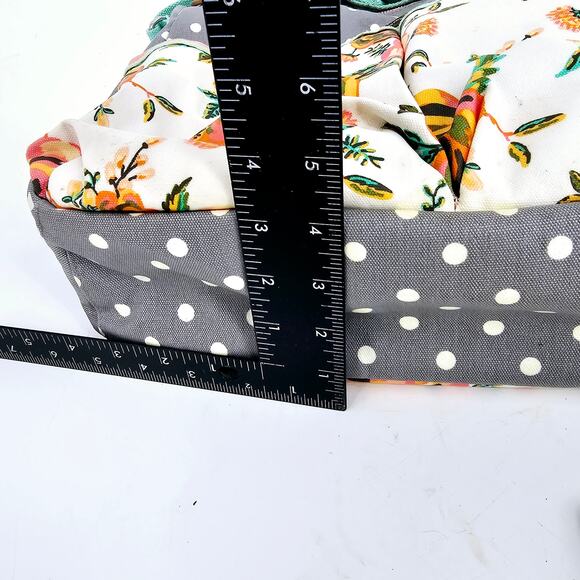 Matilda Jane Over The Moon Messenger Floral Diaper Bag & Pad Gray Teal - Picture 13 of 16